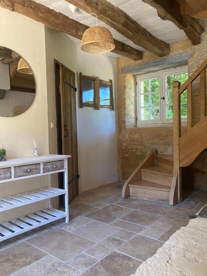 Logis Des 4 Fees Et Son Bain Nordique Villa Sainte-Nathalene Bagian luar foto